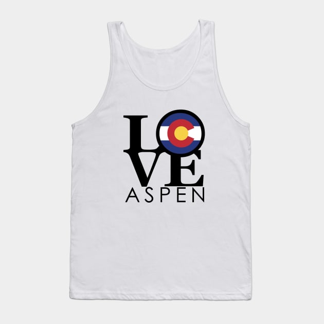 LOVE Aspen Colorado Tank Top by HomeBornLoveColorado